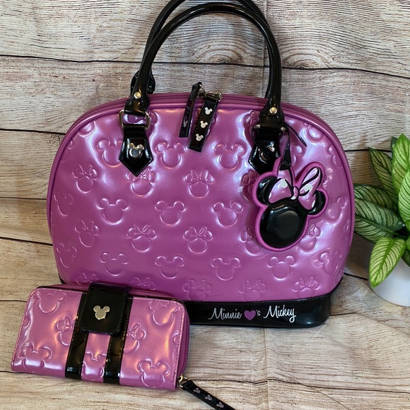 Disney Loungefly 2pc Set Dome Satchel Bag and Wallet - Picture 16 of 16